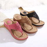 Clip Toe Wedge Hollow Sandals Girl