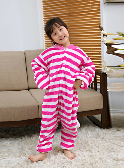 Sleepwear Cheshire Cat Pajamas Kids Onesie Animal 