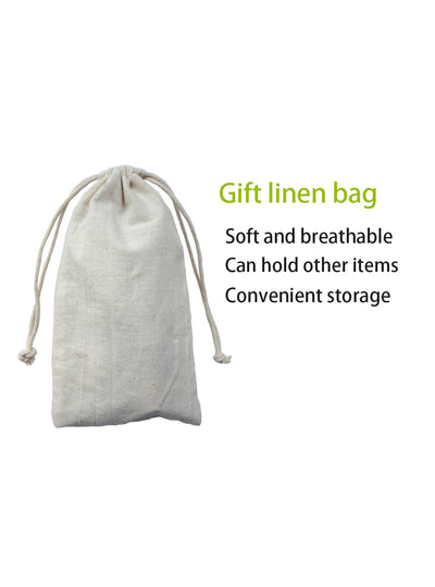 11Pcs Natural Bamboo Makeup Brushes With Bag