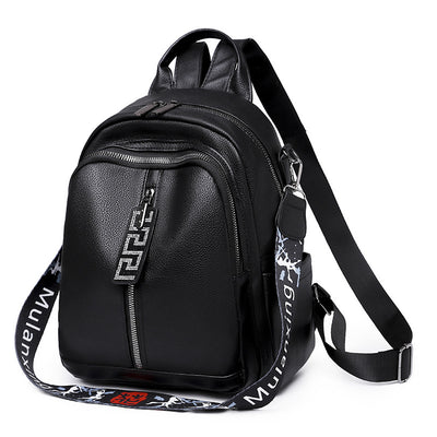 PU Soft Leather Travel Backpack