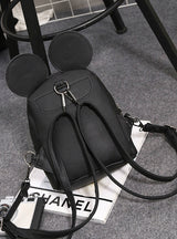 Mini Girls Bags Women Backpack PU Leather