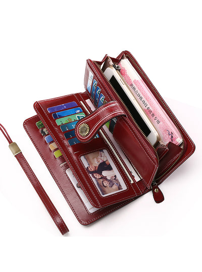 Women Wallet Zipper Clutch Casual Zipper