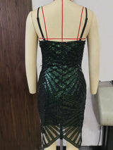 Sexy Straps Sequin Party Dress