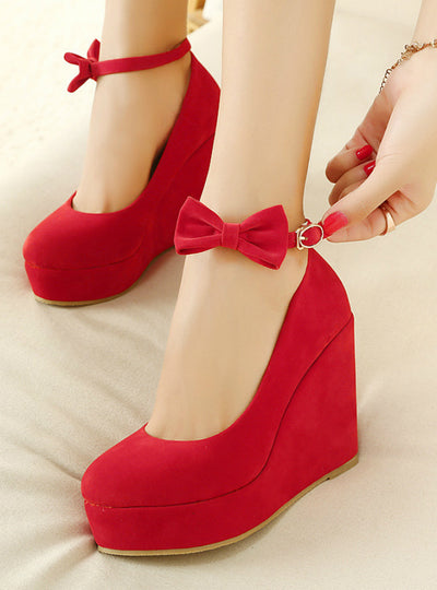 Ladies Shoes Wedges High Heels Platform 