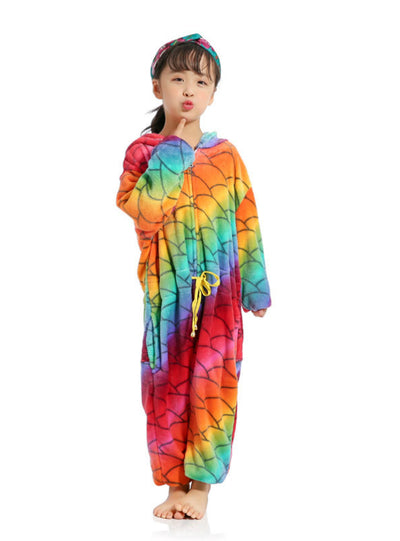 Animal Unicorn Kigurumi Kids Zipper Onesie Cartoon