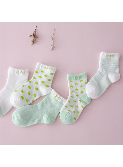 Children Socks Kids Socks Casual 5pairs/lot