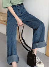 High Waist Loose Women Denim Jeans