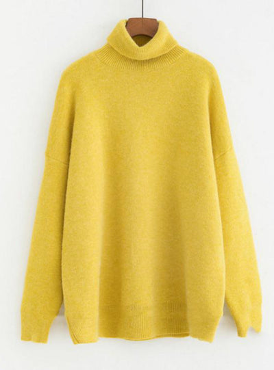 Thick Warm Pullover Cashmere Jumper Soft Knitwear Sweater