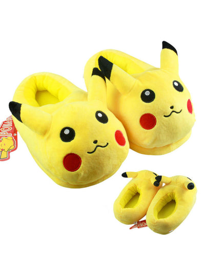 Home Plush Shoes Pikachu Fluffy Slipper