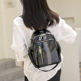 Rhinestone Soft Leather PU Ladies Backpack