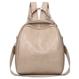 Retro PU Leisure Backpack