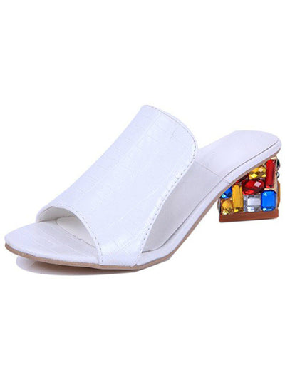 Summer Slippers Shoes Women High Heels Sandals 