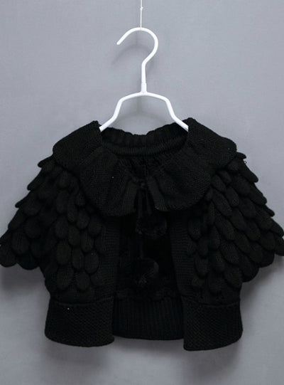 Batwing Sleeve Pineapple Knitting Wool Sweater Coat 