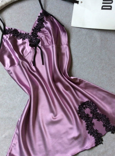 Plus Size Nightdress Lace Sleepwear Nightwear For Women