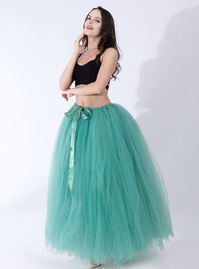 Overskirt Girls Fluffy Adult Tutu Dance Mesh Skirt