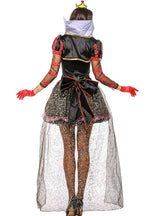 Halloween Queen Dresses Alice Queen of Hearts Cosplay