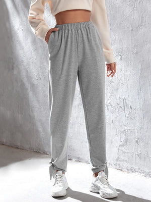 Loose Fashion Straight Gray Pant
