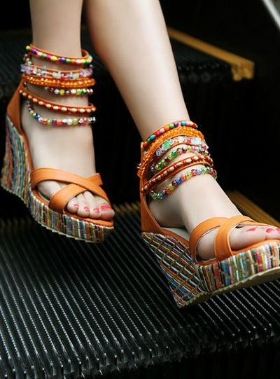 Woman Sandals Shoes Bohemian Sandals Comfortable