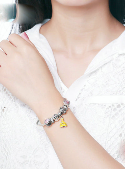 925 Sterling Silver Belle's Beast Bangles & Bracelet 