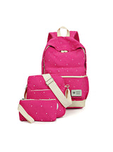 3pcs Set Bag High Quality Ladies School Bag for Teenager
