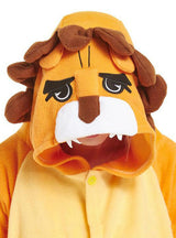 Animal Lion Onesie Funny Orange Pajama Men Women