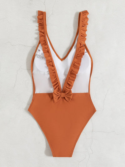 Sexy Deep V One-piece Swimsuit