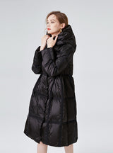 White Duck Down Loose Long Winter Coat