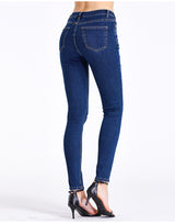 Slim-fit Elastic Pencil Pants Jeans