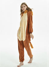 Lion Jumpsuit Cartoon Animal Pajamas
