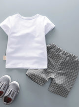 Kids Bowknot T-Shirt Shorts 2pcs/Sets Toddler 