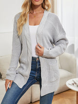 Long Cardigan Twist Pocket Sweater Jacket