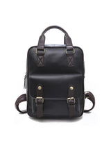 PU Lacquer Zipper Backpack Bag