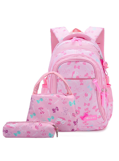 Student Backpack Sweet Printed Three-piece Set