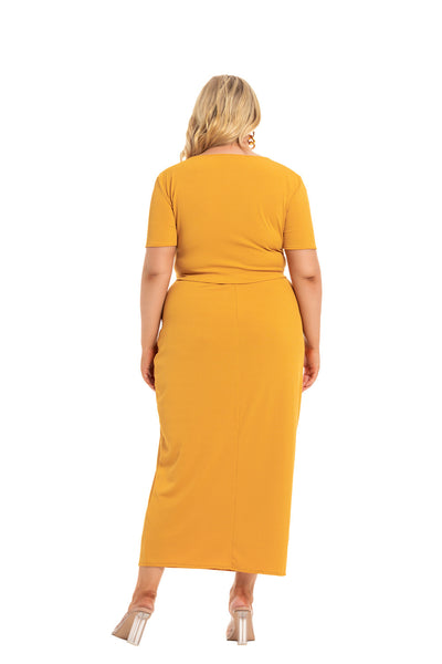 Sexy Chest Strap Two-piece Set Dress