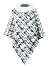 Collar Cape Knitted Pullover Sweater Shawl