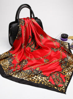 Scarf Women Brand Silk Scarfs Foulard Square 