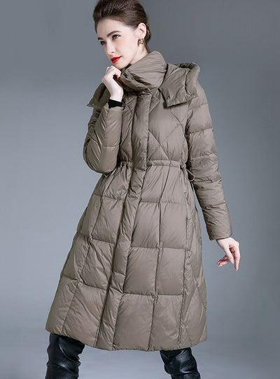 Over-the-knee Bread Loose Coat Down Jacket