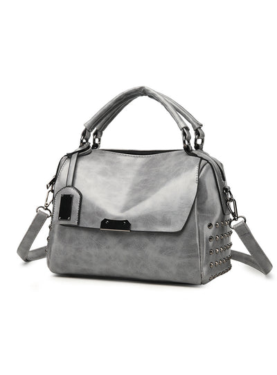 PU Soft Handle Handbag Shoulder Bag