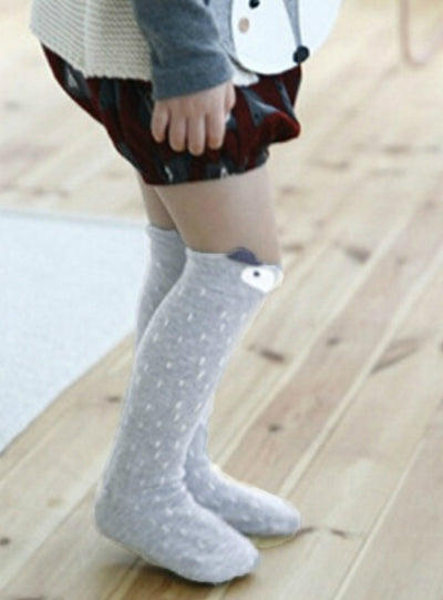 Cute Kids Fox Socks Socks Bear Pancake 