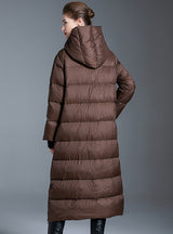 Thick and Long Ankle Knee-length Down Jacket