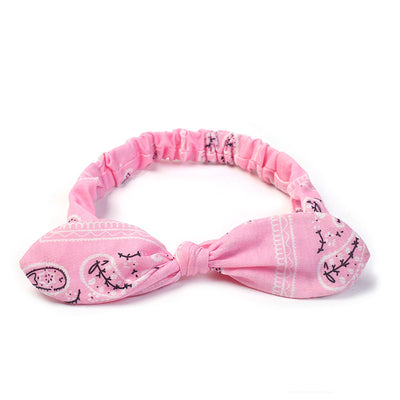 Women Suede Soft Solid Print Headbands