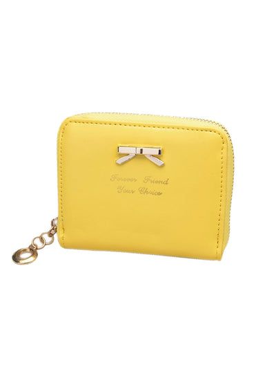 Purse Clutch Women Wallets Short Small Bag PU Leather