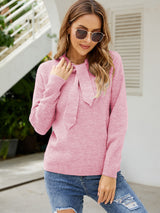 Solid Color Pullover Loose Half Turtle Neck Sweater