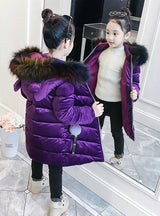 Princess Middle Long Cotton-Padded Jacket