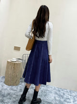 Women Long Denim Skirt
