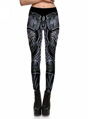 Print Pants Trousers Stretch Pants Plus Size