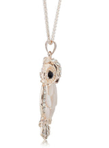 Owl Crystal Charming Flossy Necklaces & Pendants 