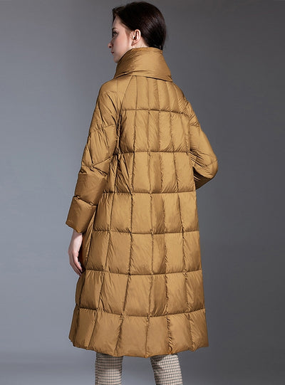 Small Necktie Scarf Down Jacket