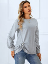Round Neck Tight Long Sleeve T-shirt