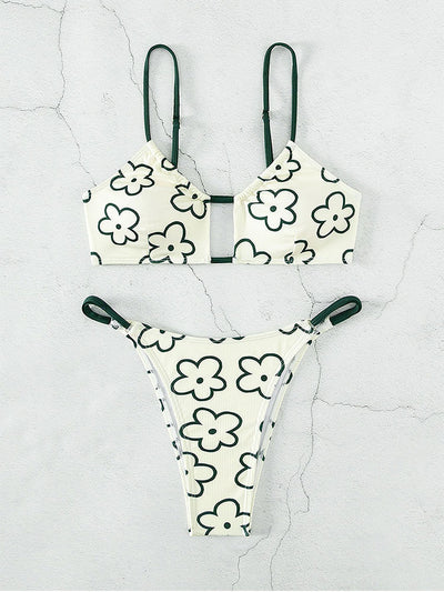 Sexy Floral Beach Bikini